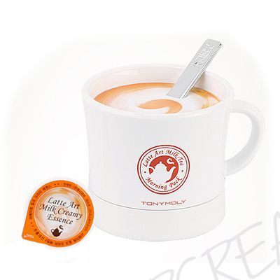 TONY MOLY Latte Art Milk Tea Morning Pack