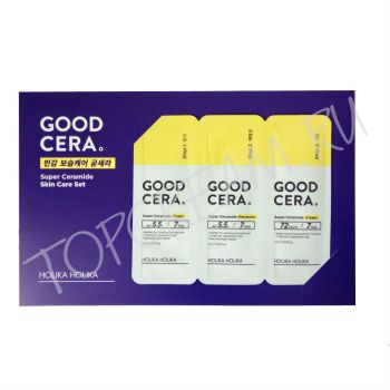 Набор пробников средств с керамидами для чувствительной кожи HOLIKA HOLIKA Skin & Good Cera Triple Sensitive Sample