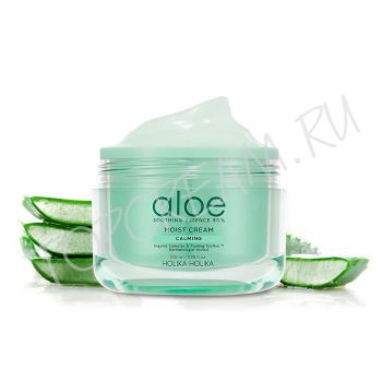 Успокаивающий увлажняющий крем с алоэ вера HOLIKA HOLIKA Aloe Soothing Essence 80% Moist Calming Cream