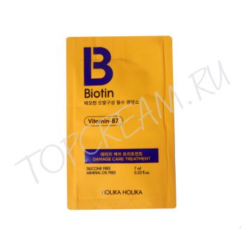 Кондиционер с биотином для поврежденных волос. Пробник HOLIKA HOLIKA Biotin Damage Care Treatment Sample