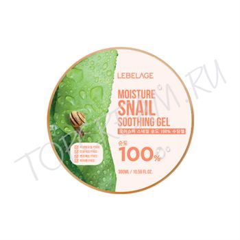 Увлажняющий успокаивающий гель с муцином улитки LEBELAGE Moisture Snail Purity 100% Soothing Gel