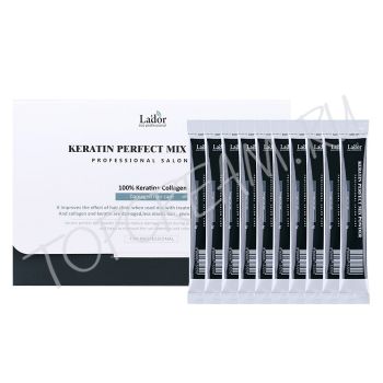 Порошковая маска с кератином и коллагеном, 10x3г LADOR Keratin Perfect Mix Powder 10x3g