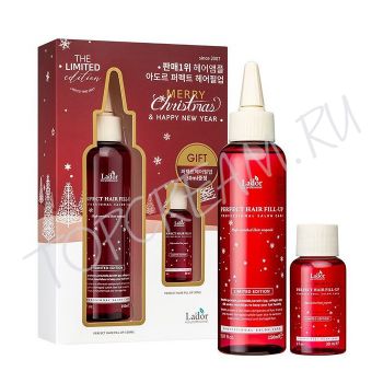 Филлер для восстановления волос Merry Christmas, 150 мл + 30 мл LADOR The Limited Edition Merry Christmas Perfect Hair Fill-Up