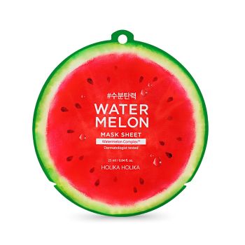 Арбузная интенсивно увлажняющая тканевая маска HOLIKA HOLIKA Water Melon Mask Sheet