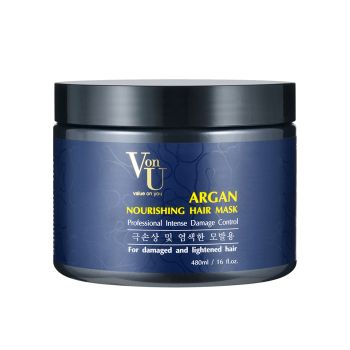 Питательная маска для волос с аргановым маслом VON U Argan Nourishing Hair Mask