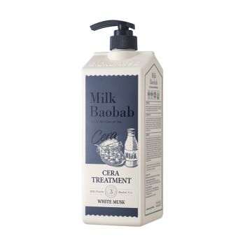 Бальзам с керамидами для волос, с ароматом белого мускуса 1200 мл MILK BAOBAB Cera Treatment White Musk 1200ml