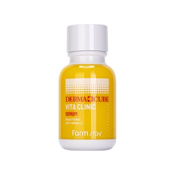 Витаминная сыворотка для молодости и сияния кожи FARMSTAY Derma Cube Vita Clinic Serum