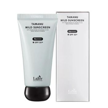 Мягкий солнцезащитный крем с маслом таману LADOR Tamanu Mild Sunscreen SPF 50+ PA++++