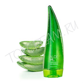 Успокаивающий гель с 99% органическим алоэ вера HOLIKA HOLIKA Aloe 99% Soothing Gel