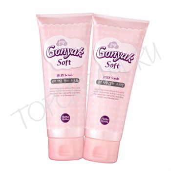 Очищающий скраб с корнем конняку HOLIKA HOLIKA Gonyak Soft Jelly Scrub