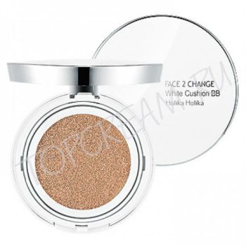 ББ-крем в виде компактной пудры HOLIKA HOLIKA Face 2 Change White Cushion BB