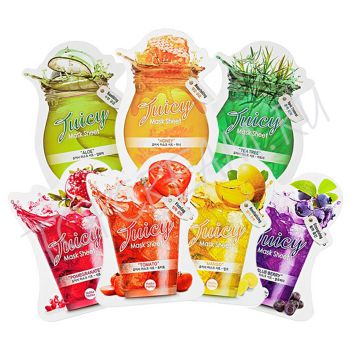 Маска с экстрактами фруктов, овощей и лекарственных растений HOLIKA HOLIKA Juicy Mask Sheet