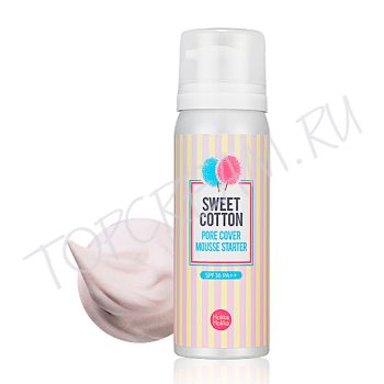 Матовая база-мусс 3 в 1 HOLIKA HOLIKA Sweet Cotton Pore Cover Mousse Starter