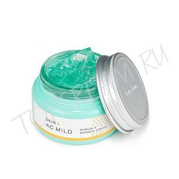 Увлажняющий крем-гель для жирной и проблемной кожи HOLIKA HOLIKA Skin & AC Mild Sebum-X Mirror Cream