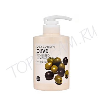 Очищающий крем с ферментированным экстрактом оливы HOLIKA HOLIKA Daily Garden Olive Fermented Cleansing Cream