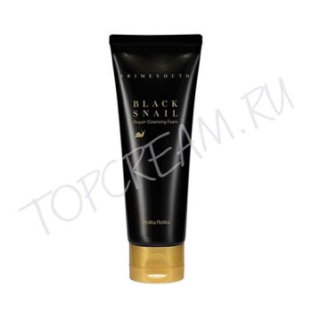 Восстанавливающая пенка с муцином черной улитки HOLIKA HOLIKA Prime Youth Black Snail Cleansing Foam