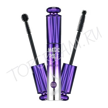 Тушь с кисточкой-шариком Двойной объем и удлиняющая HOLIKA HOLIKA Magic Pole Mascara 2X