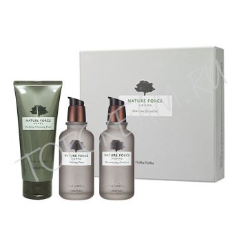 Набор для ежедневного уходя для мужчин Силы природы HOLIKA HOLIKA Nature Forse Homme Set