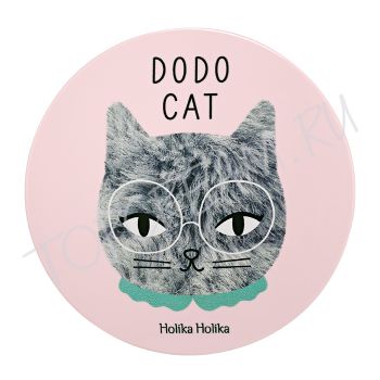 Компактное кремовое тональное средство Додо Кэт Домосед HOLIKA HOLIKA Dodo Cat Face 2 Change Glow Cushion BB DODO's Rest