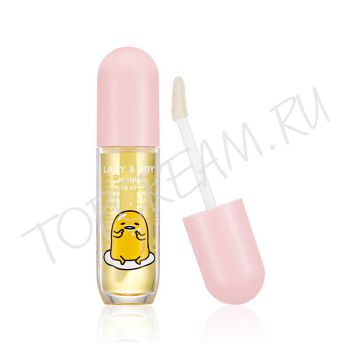 Масло для губ Гудетама &ndash; ленивое яйцо HOLIKA HOLIKA Lazy & Joy Gudetama All-Night Lip Oil