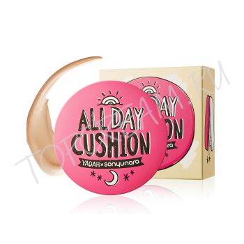 Кушон на весь день YADAH All Day Cushion SPF50+ PA+++