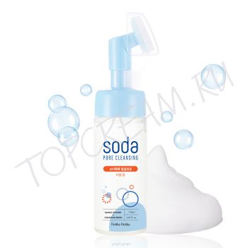 Воздушная пенка с содой и силиконовой щеточкой HOLIKA HOLIKA Soda Tok Tok Clean Pore Bubble Foam