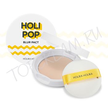 Пудра с blur-эффектом HOLIKA HOLIKA Holi Pop Blur Pact SPF30 PA+++