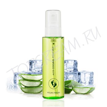 Охлаждающий мист для ног с экстрактом алоэ вера HOLIKA HOLIKA Aloe Cooling Foot Mist