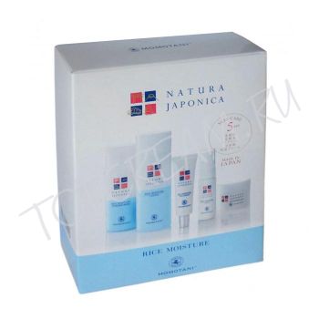 Набор увлажняющих средств с экстрактом ферментированного риса MOMOTANI Natura Japonica Rice Moisture Set