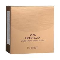 Мини-набор уходовый антивозрастной с улиточным муцином THE SAEM Snail Essential EX Wrinkle Solution Special Gift 3 Set - вид 3 миниатюра