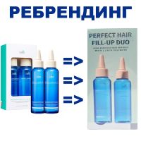 Филлер для восстановления волос, 100 мл + 100 мл LADOR Perfect Hair Fill-Up Duo - вид 2 миниатюра