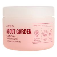 Крем с экстрактом календулы для лица DR.CELLIO About Garden Calendula White Cream Whitening & Anti-Wrinkle - вид 1 миниатюра