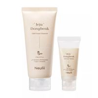 Мягкая очищающая пенка с экстрактом камелии NEULII Jeju Dongbeak Mild Foam Cleanser 30g - вид 3 миниатюра