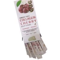 Коллаген с гиалуроновой кислотой и вишней / желе в стиках SINGI Collagen Cherry Jelly Sticks 20 г х 10 шт. - вид 1 миниатюра