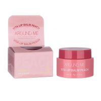 Бальзам для губ витаминный с экстрактом персика WELCOS Around Me Vita Lip Balm Peach