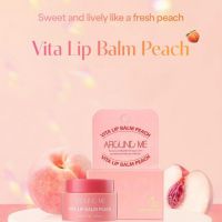 Бальзам для губ витаминный с экстрактом персика WELCOS Around Me Vita Lip Balm Peach - вид 5 миниатюра