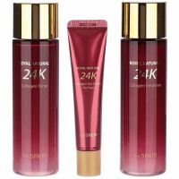 Набор для лица уходовый антивозрастной с коллагеном и золотом THE SAEM Royal Natural 24K Collagen Skin Care 2 Set - вид 1 миниатюра