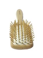 Расческа для распутывания волос с деревянными зубчиками LADOR Detanging Paddle Hair Brush (Wood) - вид 5 миниатюра