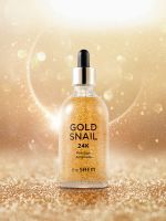 Антивозрастная сыворотка для лица с золотом и муцином улитки THE SAEM Gold Snail 24K Prestige Ampoule - вид 4 миниатюра