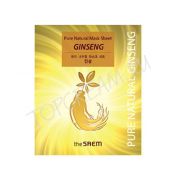 Омолаживающая тканевая маска с экстрактом женьшеня THE SAEM Pure Natural Mask Sheet Ginseng