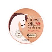 Крем-гель на основе конского жира THE SAEM Jeju Horse Oil Soothing Gel Cream