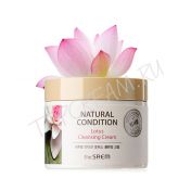 Крем для очищения кожи с лотосом THE SAEM Natural Condition Lotus Cleansing Cream