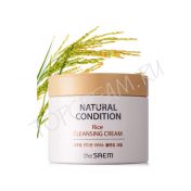 Крем для очищения кожи рисовый THE SAEM Natural Condition Rice Cleansing Cream